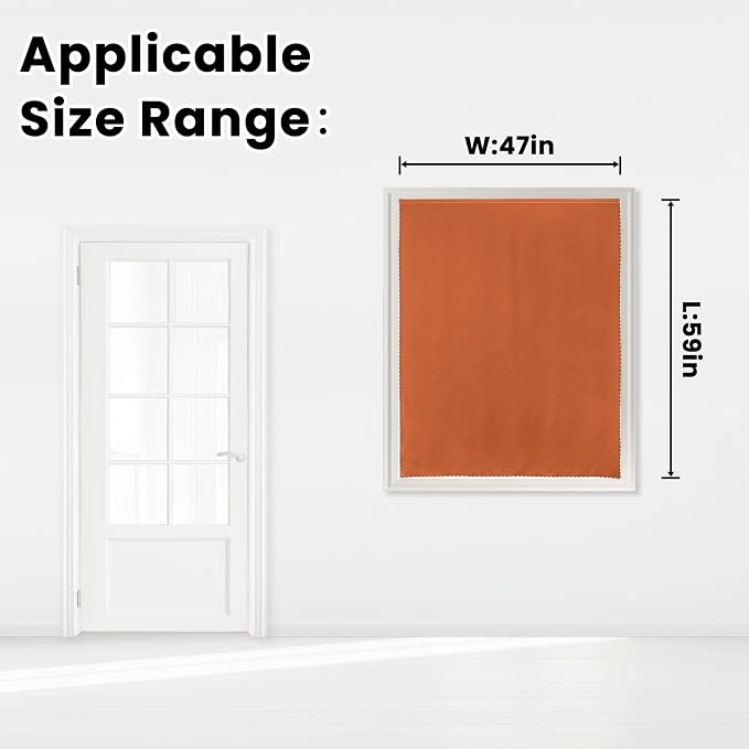Self Adhesive Curtains Portable Blackout Curtain Simple and Easy to Install - Image 7