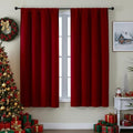 Simplebrand Ava Red Blackout Curtains by Simplebrand