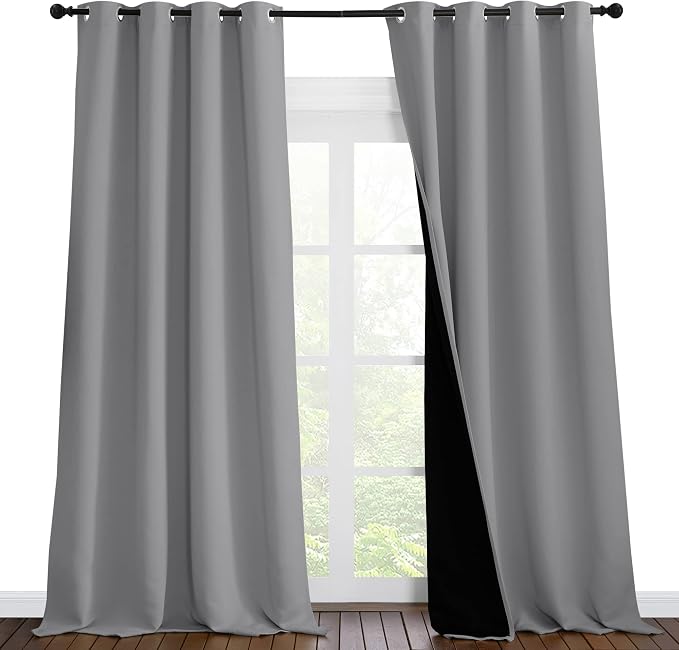 NICETOWN Total Shade Curtains and Draperies, Heavy-Duty Full Light Shading by NICETOWN