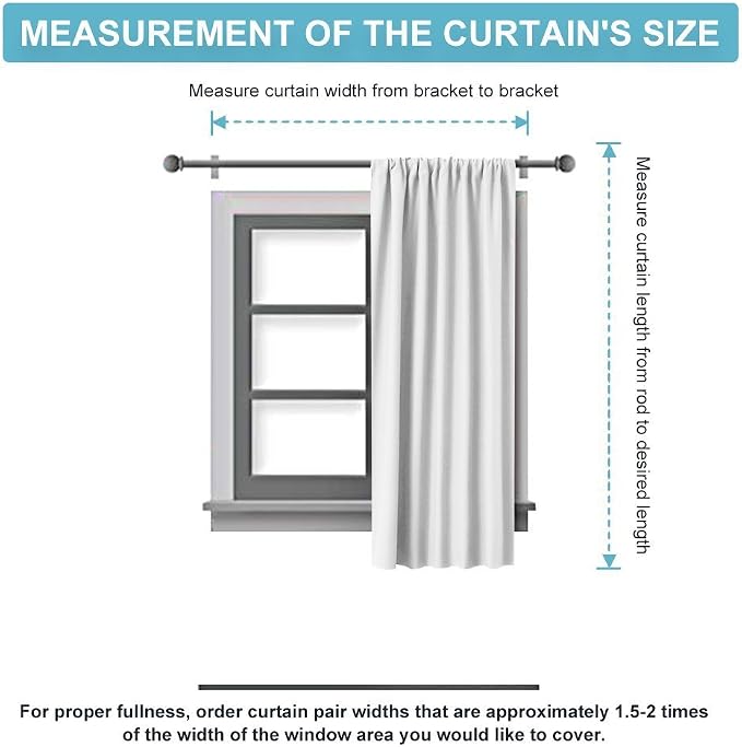RYB HOME 54 inch Blackout Curtains - Image 8