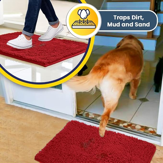 Muddy Mat® | Super Absorbent Door Mat Indoor, Microfiber Quick Dry Chenille - Image 4