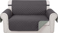 Reversible Loveseat Sofa Covers Couch Cover Furniture Protector by LuxshareHome