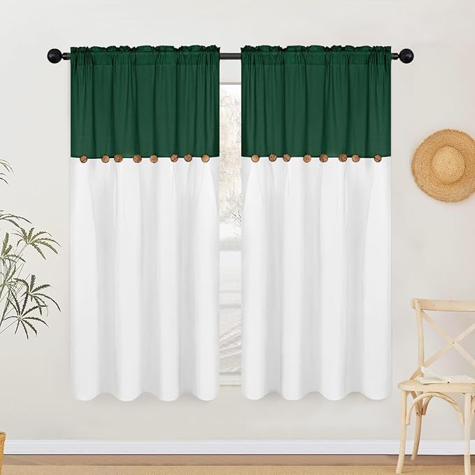 FRAMICS Farmhouse Cotton Linen Curtains - Image 6