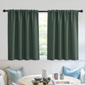 RYB HOME Blackout Privacy Bathroom Window Curtains, Short Thermal Insulated by RYBHOME