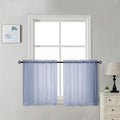 Chyhomenyc Sheer Curtains 30 inch Length 2 Panels by Chyhomenyc
