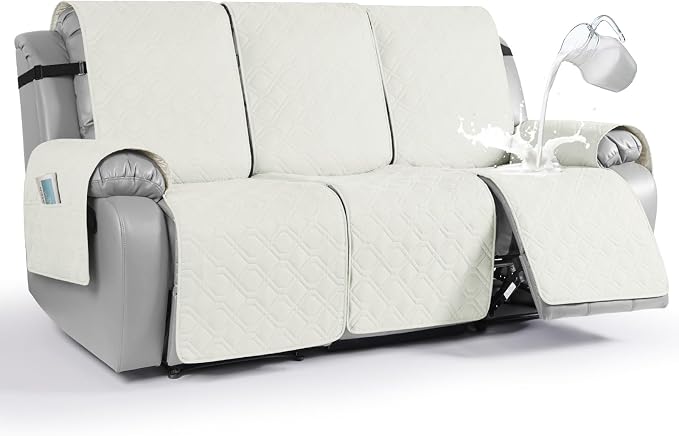 VANSOFY Waterproof Recliner Couch Covers, Sofa Covers 1-Piece Washable by VANSOFYFURNITURECOVERS
