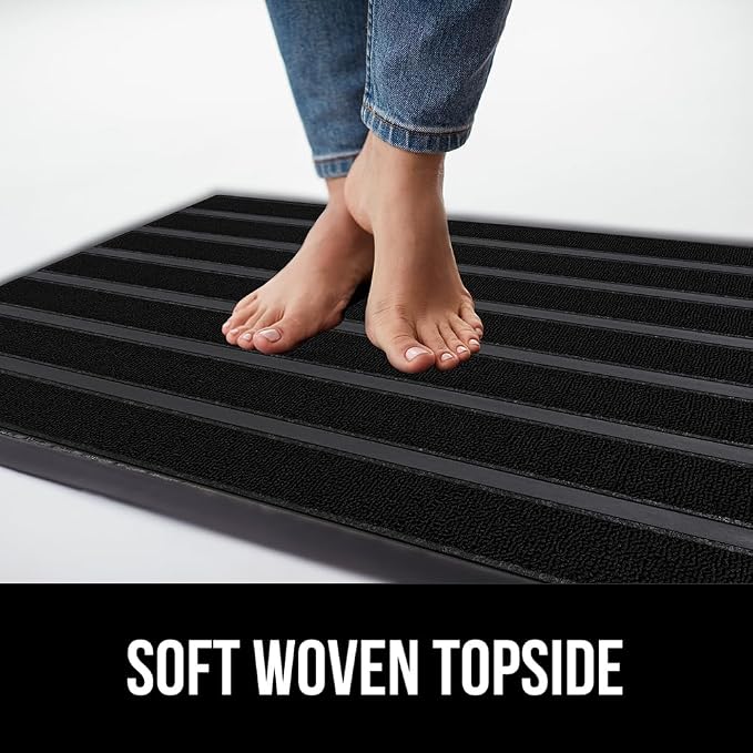 GORILLA GRIP 100% Waterproof All-Season WeatherMAX Doormat US Designed Natural - Image 7