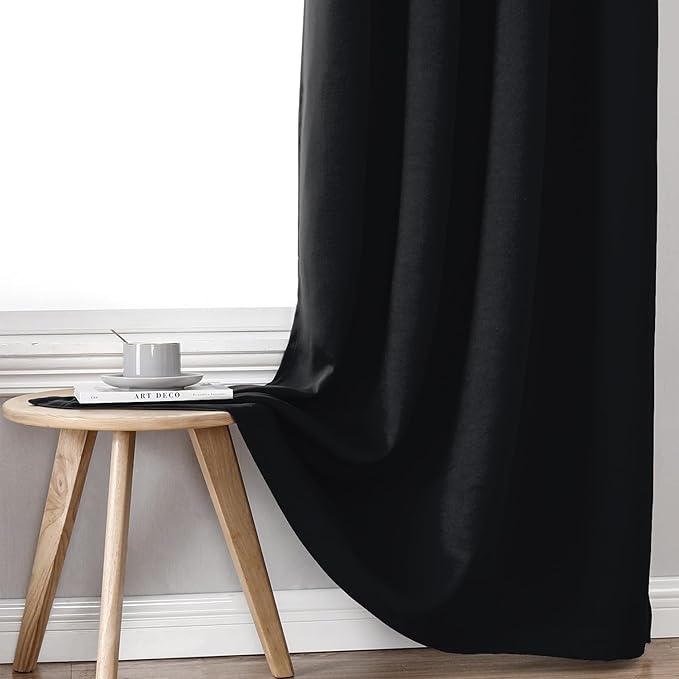 ChrisDowa 100% Blackout Curtains 72 inch Long - Image 7