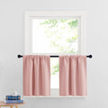 RYB HOME Cafe Blackout Curtains 24 inch Length, RV Curtains by RYBHOME