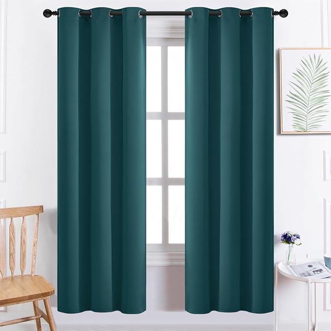 Yakamok Blackout Curtains for Bedroom 2 Panels Set 72 Inch Length Thermal by Yakamok