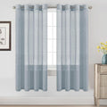 H.VERSAILTEX Linen Curtains Flax Linen Blended Curtain Panels by HVERSAILTEX