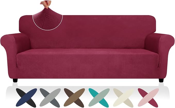 ZNSAYOTX Oversized Super Stretch Couch Cover, New Universal Sofa Covers - Image 7