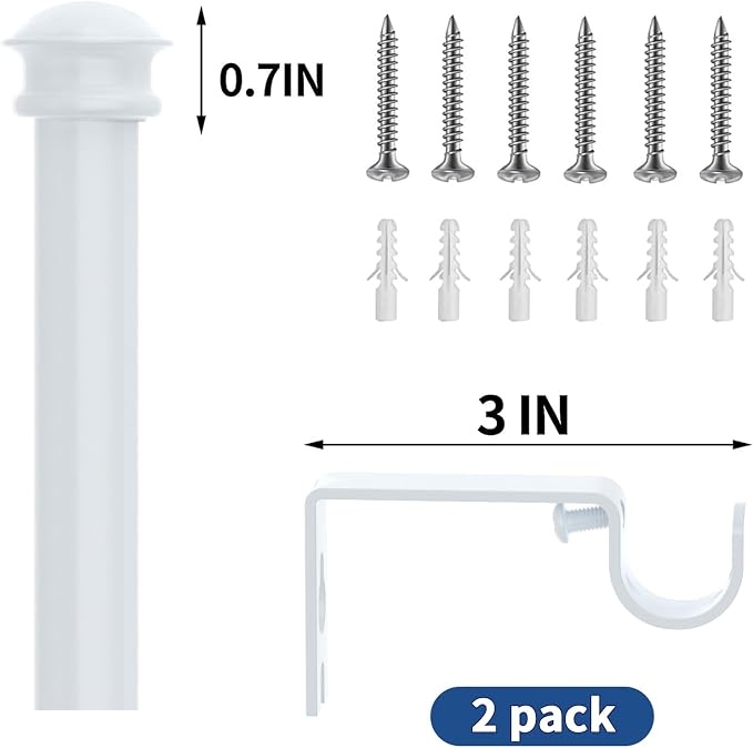 Curtain Rods 5/8 inch Curtain Rods - Image 5
