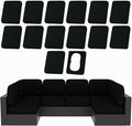 hyha 14Pcs Patio Cushion Covers, Stretch Outdoor Couch Cushion Covers by hyha