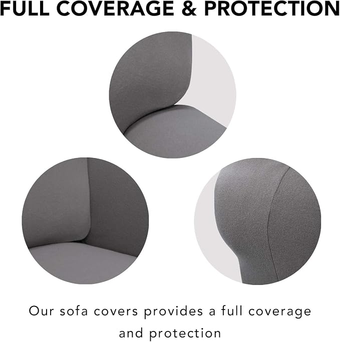 PureFit Super Stretch Chair Sofa Slipcover – Spandex Non Slip Soft Couch Sofa - Image 3