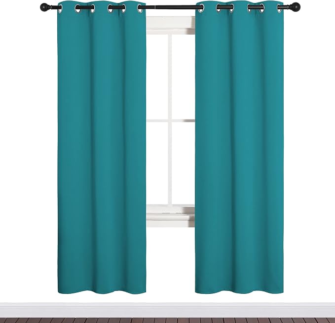 NICETOWN Room Darkening Curtains 72 inch Length 2 Panels, Thermal Insulated - Image 2