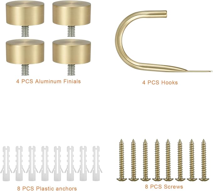 Premium Curtain Holdback, Quality Metal Decorative Curtain Holdbacks - Image 3