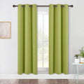 NICETOWN Blackout Window Curtains 70" L, 2 Panels, 34 inch, Fresh Green by NICETOWN