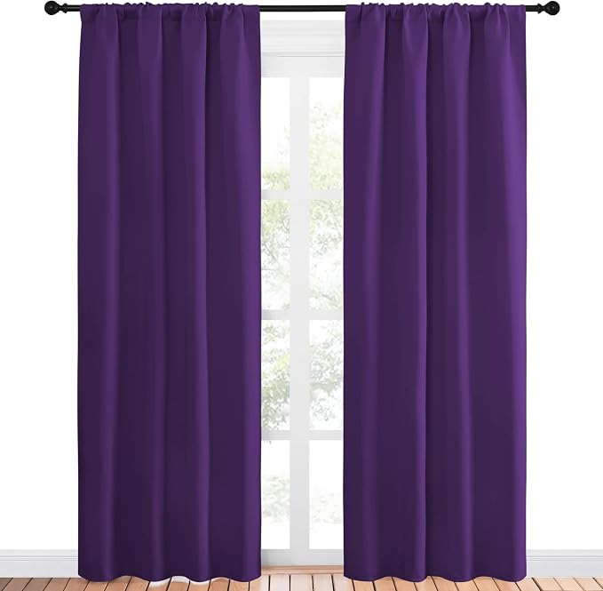 NICETOWN Blackout Draperies Curtains 84 Long - Image 2