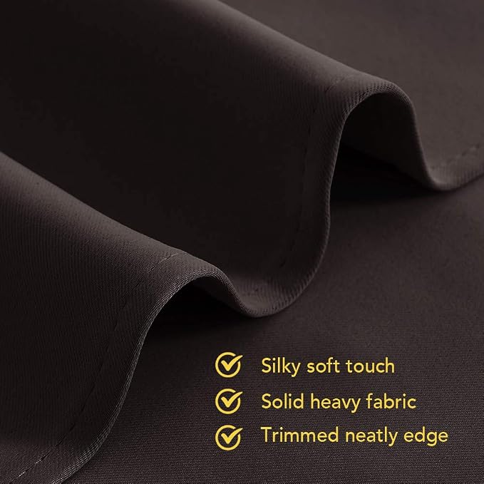 NICETOWN Blackout Draperies Curtains, Energy Smart Thermal Insulated Solid - Image 4
