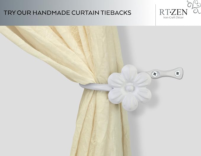 RTZEN Decorative Metal Curtain Tiebacks - Image 6