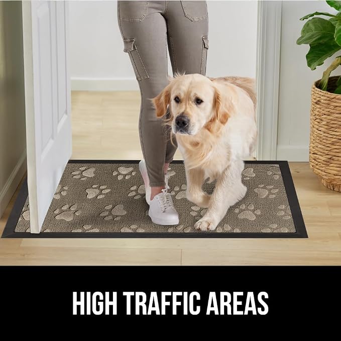 GORILLA GRIP 100% Waterproof All-Season WeatherMAX Doormat, US Designed Natural - Image 6