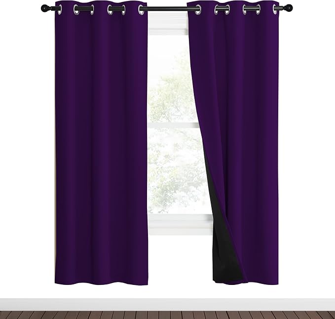 NICETOWN 100% Blackout Curtains - Image 2