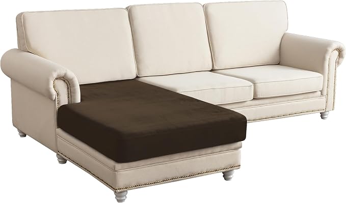 Couch Cover Velvet Chaise Cushion Cover by Taque