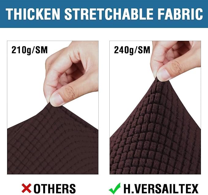 H.VERSAILTEX 4 Piece Stretch Sofa Covers - Image 3