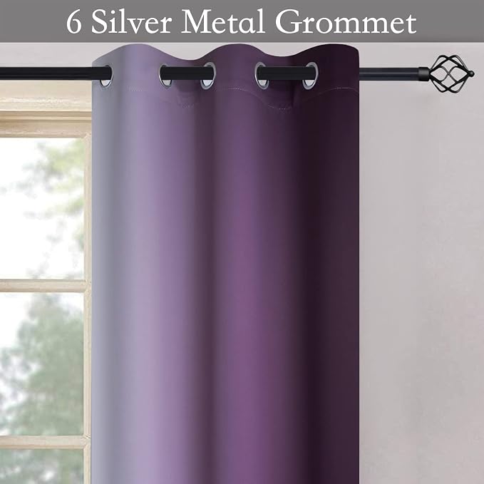 SimpleHome Ombre Room Darkening Curtains - Image 4