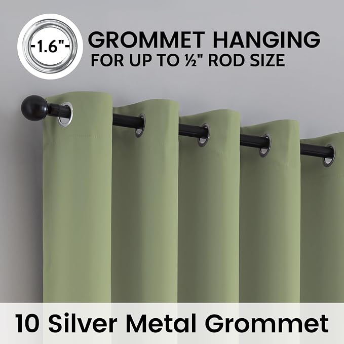 SimpleHome 100% Blackout Curtains - Image 5