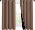 NICETOWN Bedroom Full Blackout Curtain Panels, Super Thick Insulated Window by NICETOWN