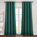 NICETOWN Blackout Curtains for Girl's Room， Thermal Insulated Solid Grommet by NICETOWN