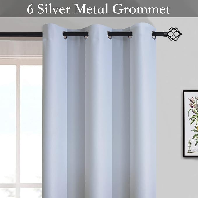 SimpleHome Ombre Curtains 42 x 84 Inch - Image 2