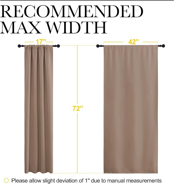 NICETOWN Kids Blackout Curtain Panels - Image 7