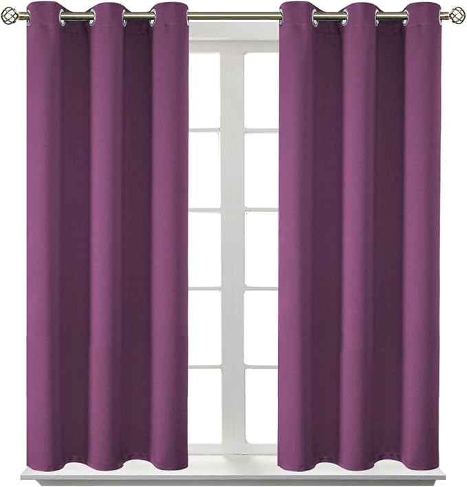 BGment Room Darkening Curtains 45 Inches Long by BGment