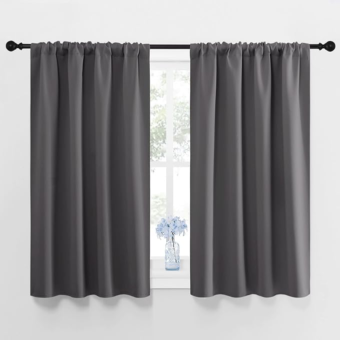 NICETOWN Grey Window Curtains for Bedroom by NICETOWN