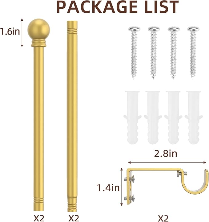 SMODBRODRE Curtain Rods for Window 32 to 62 - Image 6