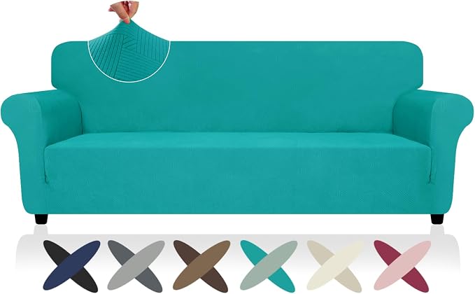 ZNSAYOTX Oversized Super Stretch Couch Cover, New Striped Sofa Covers by ZNSAYOTX