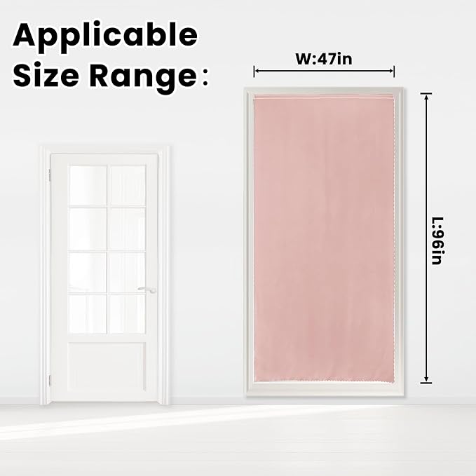Self Adhesive Curtains, Stick Curtain Blackout Shades Window Cover Curtains - Image 7