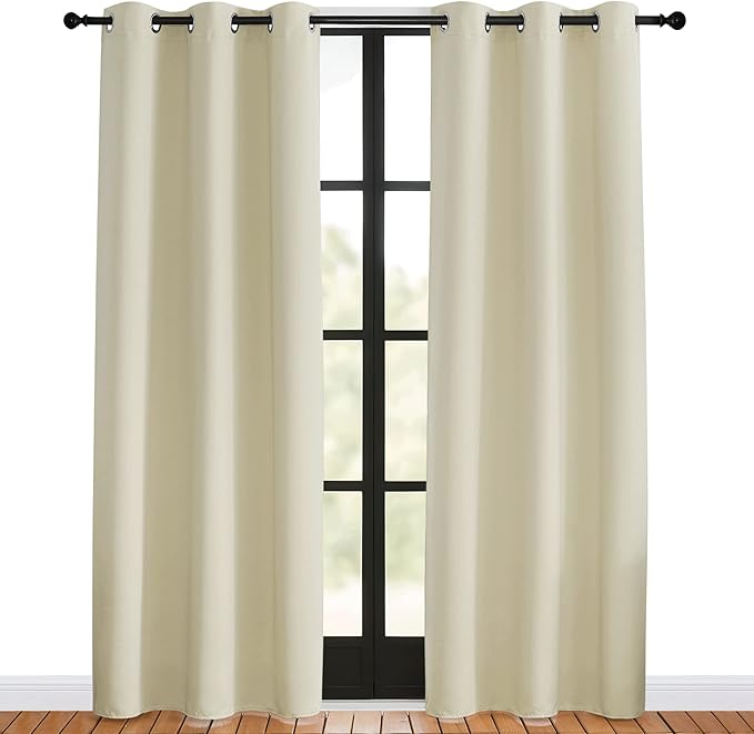 NICETOWN Blackout Curtains for Bedroom, 42 W by 80 L, Thermal Insulated - Image 2