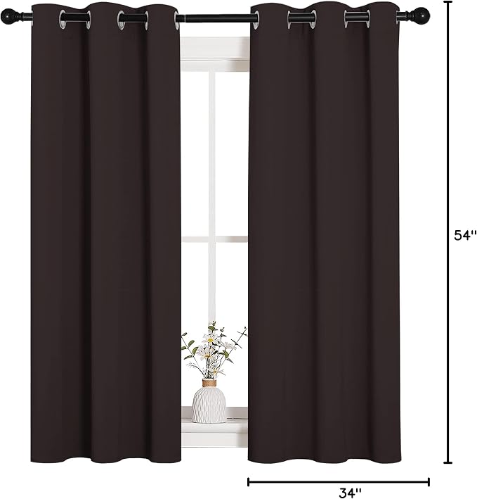 NICETOWN Room Darkening Draperies Curtains, Energy Smart Thermal Insulated - Image 8