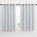NICETOWN Greyish White Room Darkening Curtains by NICETOWN