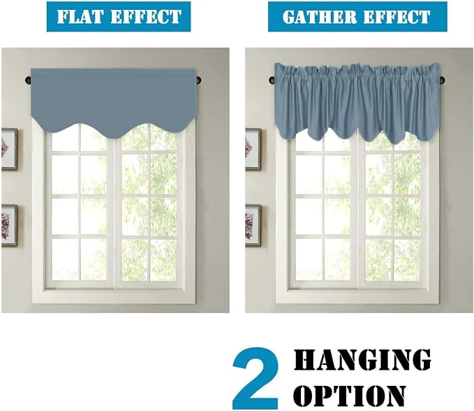 H.VERSAILTEX 2 Panels Blackout Curtain Valances - Image 6
