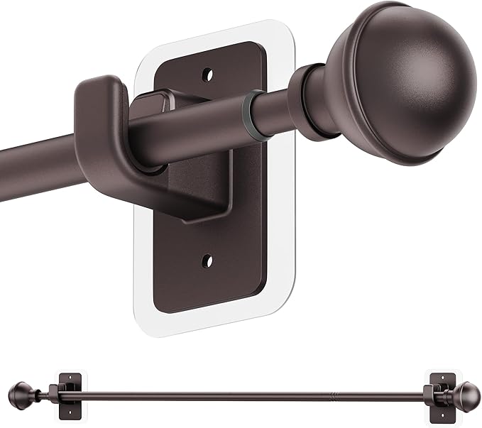 ENJOYBASICS No Drill Curtain Rods by ENJOYBASICS