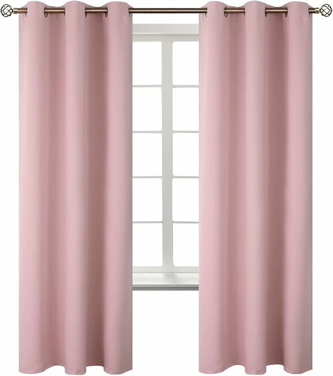 BGment Room Darkening Curtains 72 Inches Long by BGment
