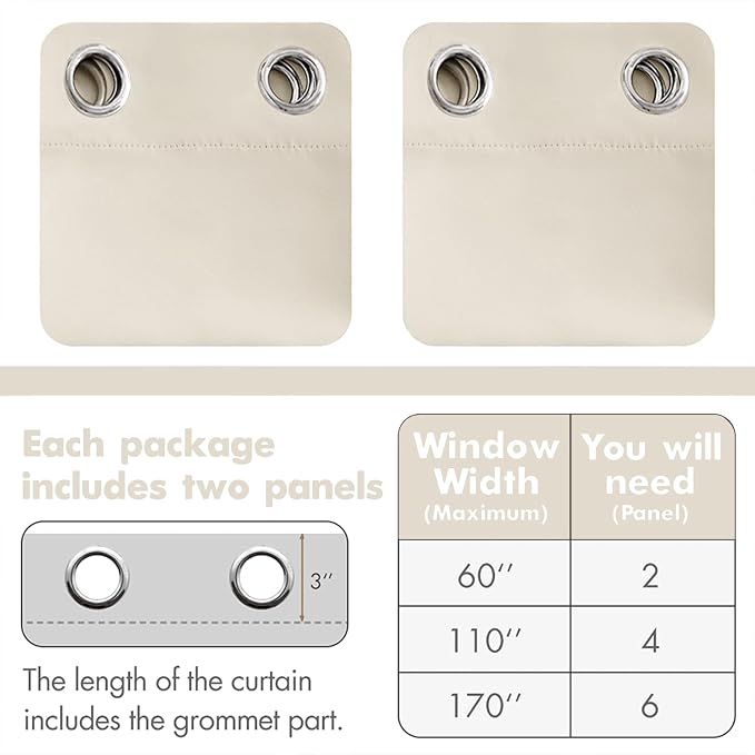 MIULEE Blackout Curtains 96 Inches Long - Image 6