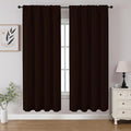 CUCRAF Blackout Curtains 63 inch Length 2 Panels Set, Rod Pocket Room Darkening by CUCRAF