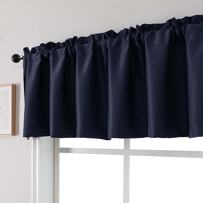 Chyhomenyc Navy Blue Blackout Valances - Image 8