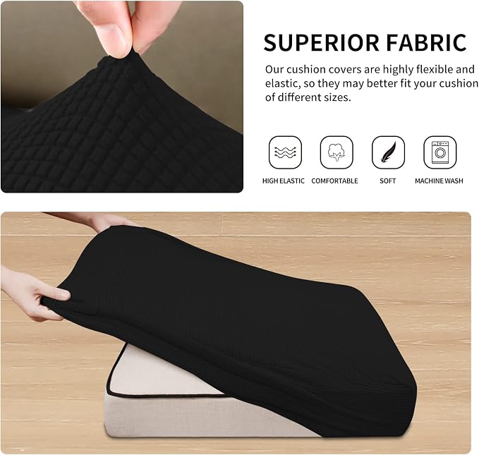 Easy-Going Stretch Individual Chair Couch Cushion Cover Sofa Cushion Furniture - Image 5